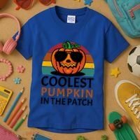 Halloween Gift Coolest Pumpkin In The Patch Gift Kids T-Shirt thumb 3