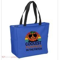 Halloween Gift Coolest Pumpkin In The Patch Gift Tote Bag thumb 2
