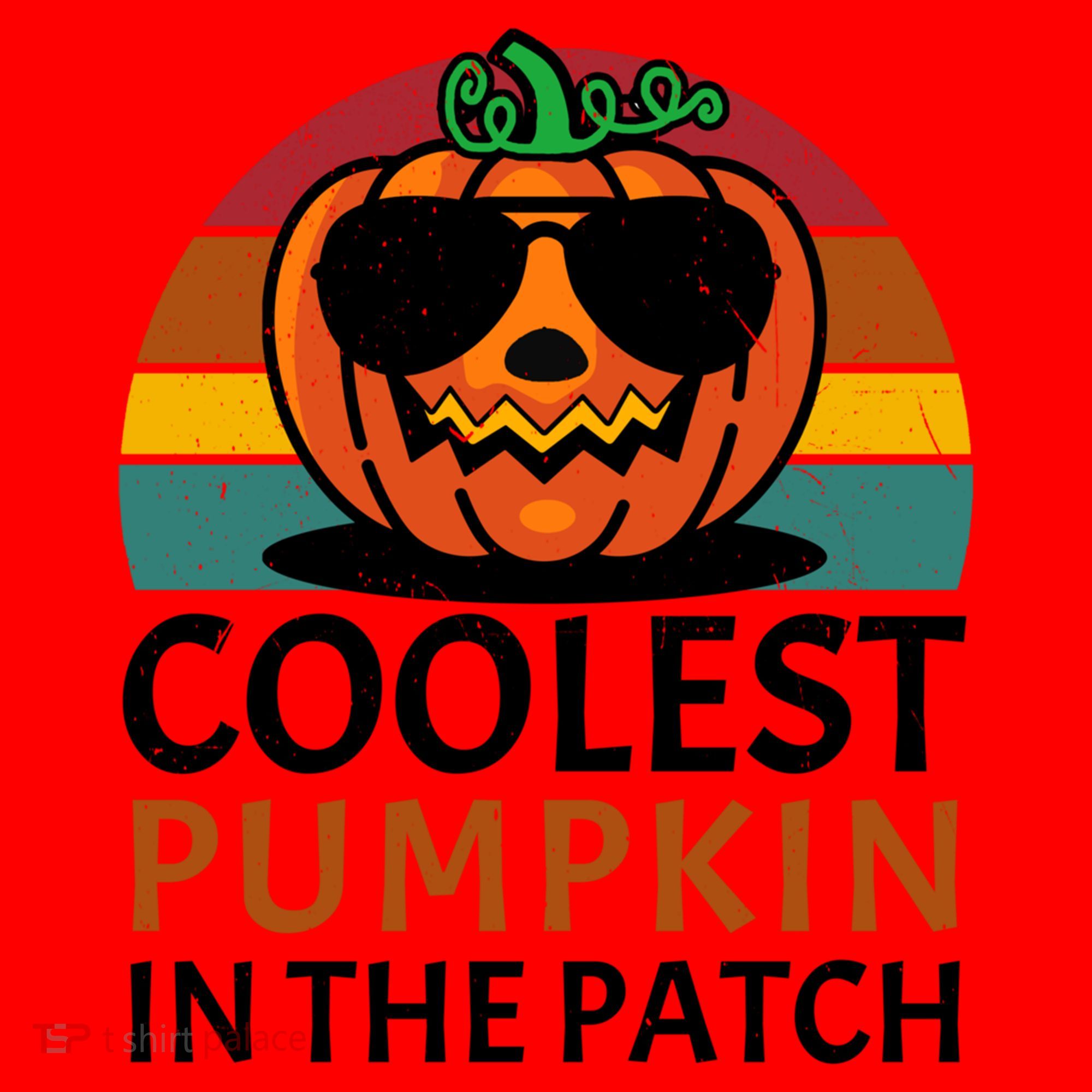 Halloween Gift Coolest Pumpkin In The Patch Gift Santa Hat