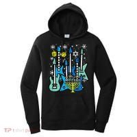Hanukkah Guitars Chanukah Jewish Rock Rocker  Women's Hoodie thumb 0
