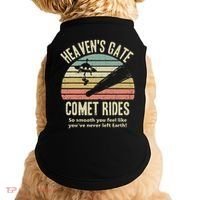 Heaven's Gate Comet Rides Retro Man 90s Space Lover Gift Doggie Tank thumb 0