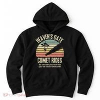 Heaven's Gate Comet Rides Retro Man 90s Space Lover Gift Hoodie thumb 0