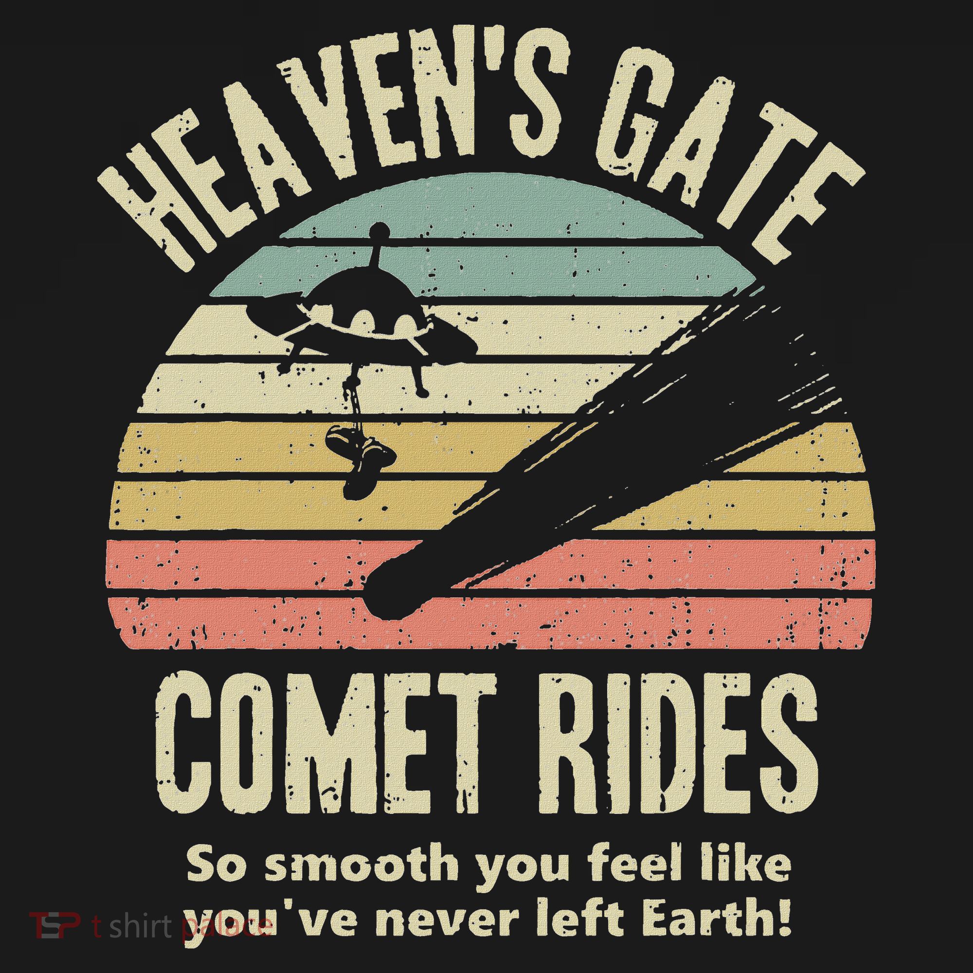 Heaven's Gate Comet Rides Retro Man 90s Space Lover Gift Apron