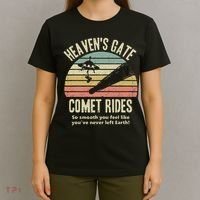 Heaven's Gate Comet Rides Retro Man 90s Space Lover Gift T-Shirt thumb 4