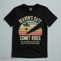 Heaven's Gate Comet Rides Retro Man 90s Space Lover Gift T-Shirt thumb 5
