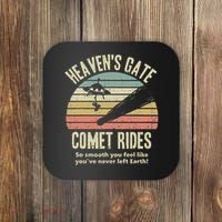Heaven's Gate Comet Rides Retro Man 90s Space Lover Gift Coaster thumb 0