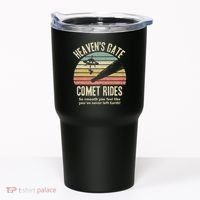 Heaven's Gate Comet Rides Retro Man 90s Space Lover Gift Tumbler thumb 0