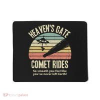 Heaven's Gate Comet Rides Retro Man 90s Space Lover Gift Mousepad thumb 0