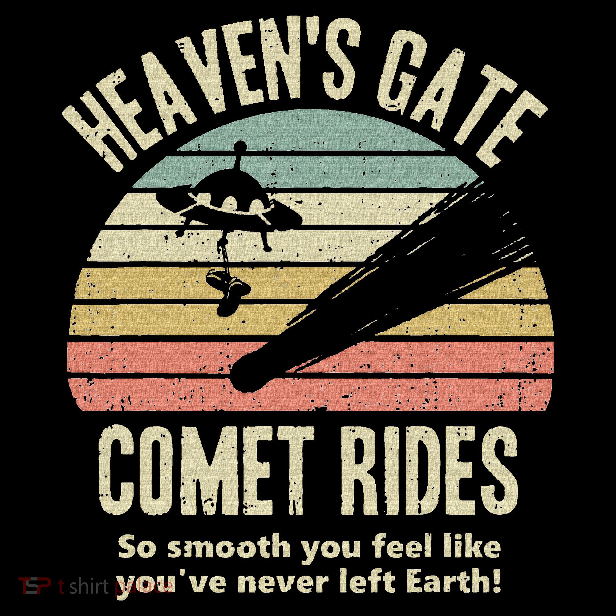 Heaven's Gate Comet Rides Retro Man 90s Space Lover Gift Mousepad