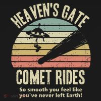 Heaven's Gate Comet Rides Retro Man 90s Space Lover Gift Women's Tank Top thumb 5