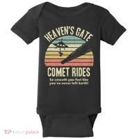 Heaven's Gate Comet Rides Retro Man 90s Space Lover Gift Baby Bodysuit thumb 0