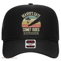 Heaven's Gate Comet Rides Retro Man 90s Space Lover Gift Hat thumb 0