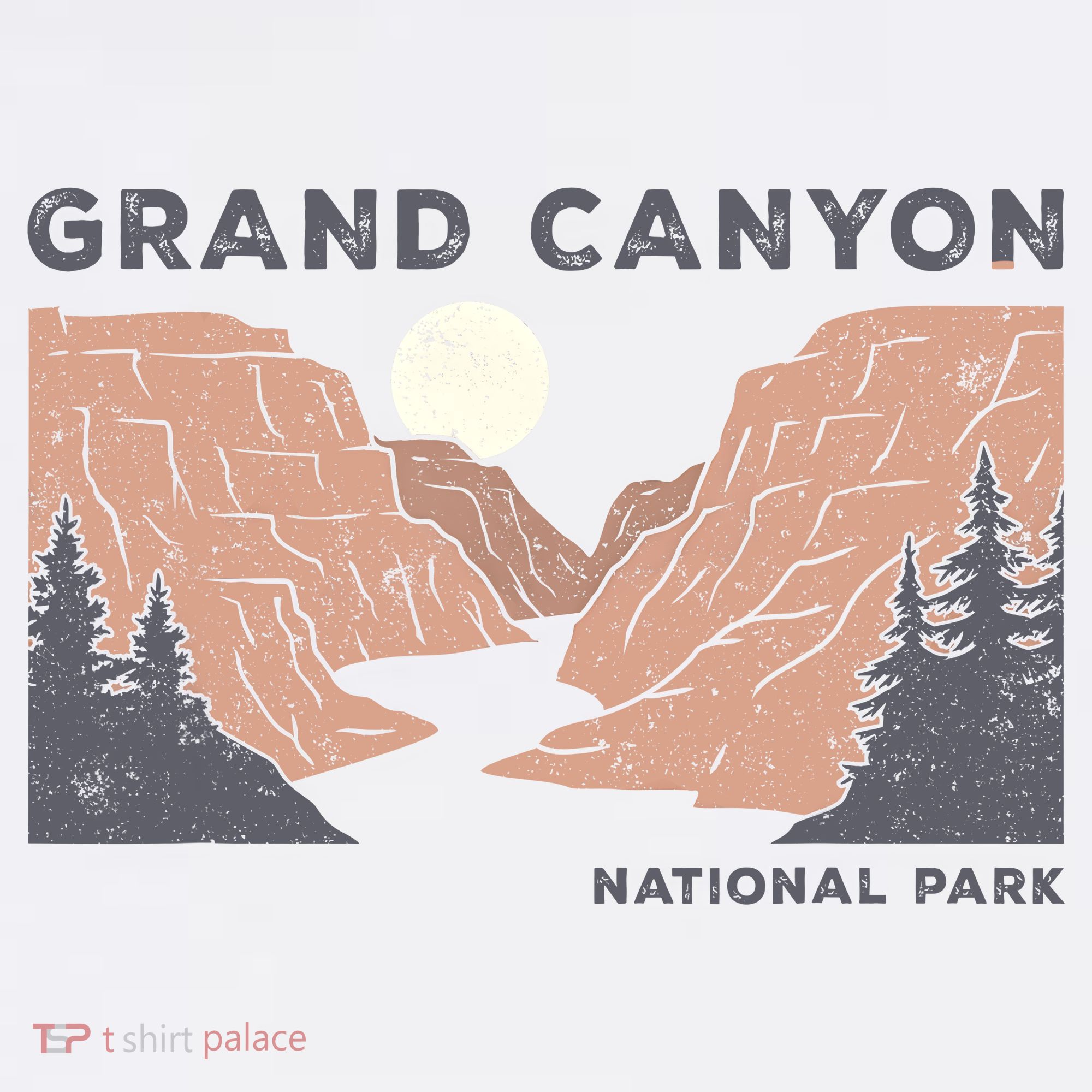 Hiked Grand Canyon National Park Arizona Vintage Womens Men T-Shirt