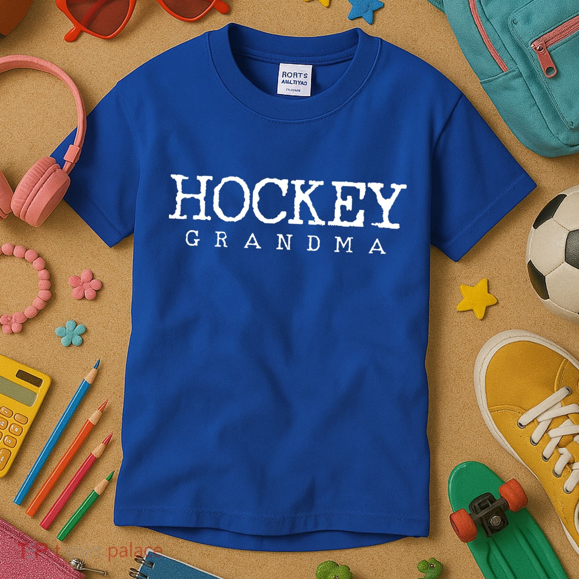 Hockey Grandma Cute Gift Kids T-Shirt