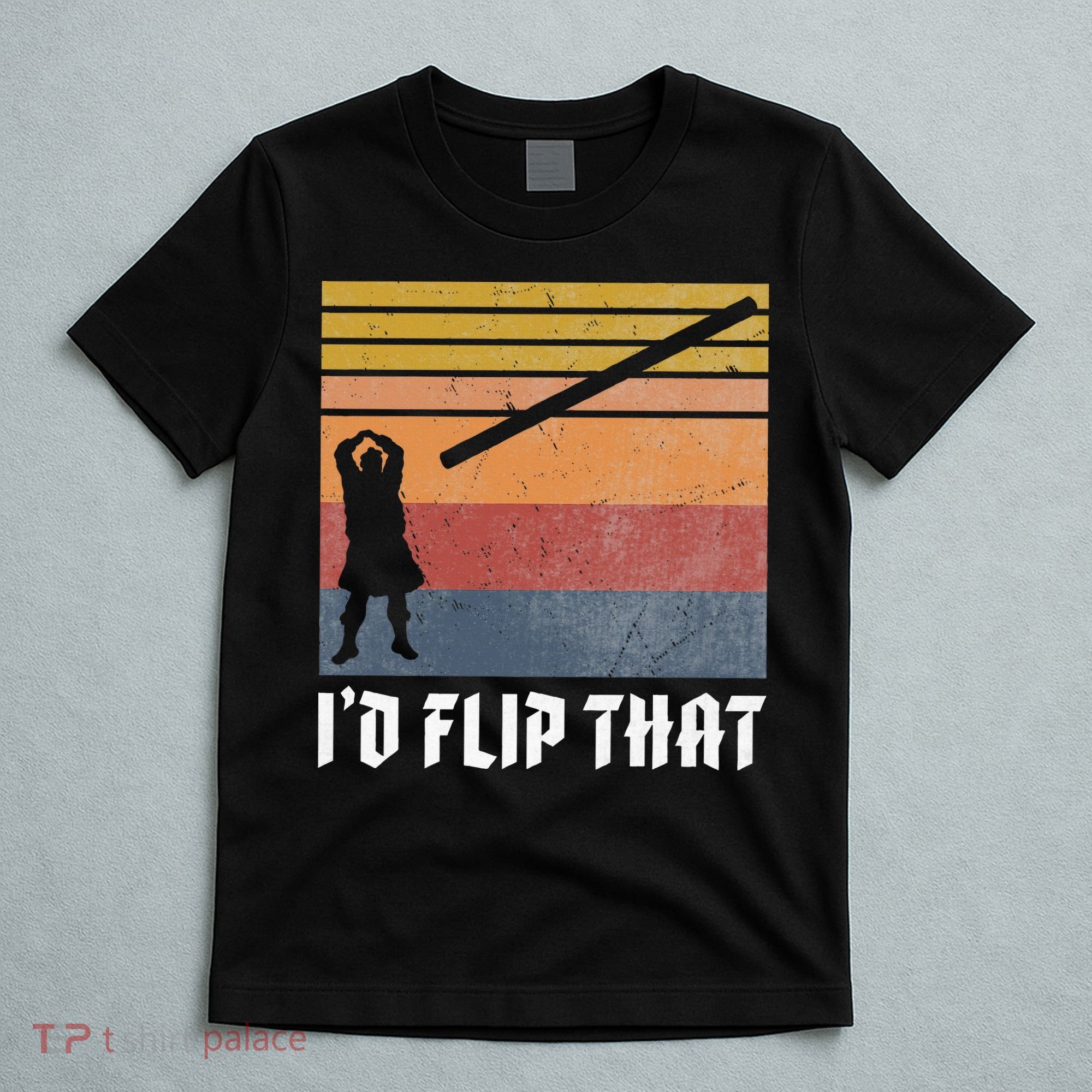 Highland Games Caber Toss Heavy Athlete Gifts Scottish Kilt T-Shirt