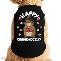 Happy Groundhog Day Punxsutawney Phil Doggie Tank thumb 0