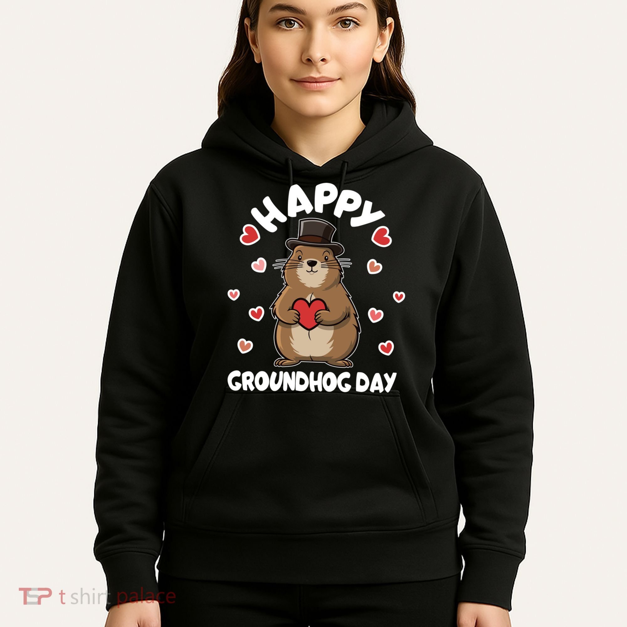Happy Groundhog Day Punxsutawney Phil Hoodie