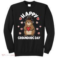 Happy Groundhog Day Punxsutawney Phil Sweatshirt thumb 0