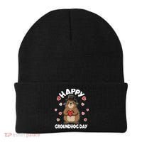 Happy Groundhog Day Punxsutawney Phil Beanie thumb 0