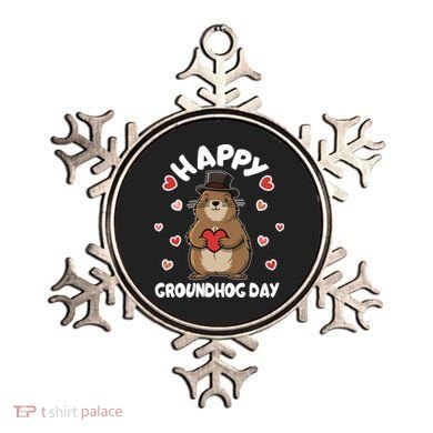 Happy Groundhog Day Punxsutawney Phil Ornament
