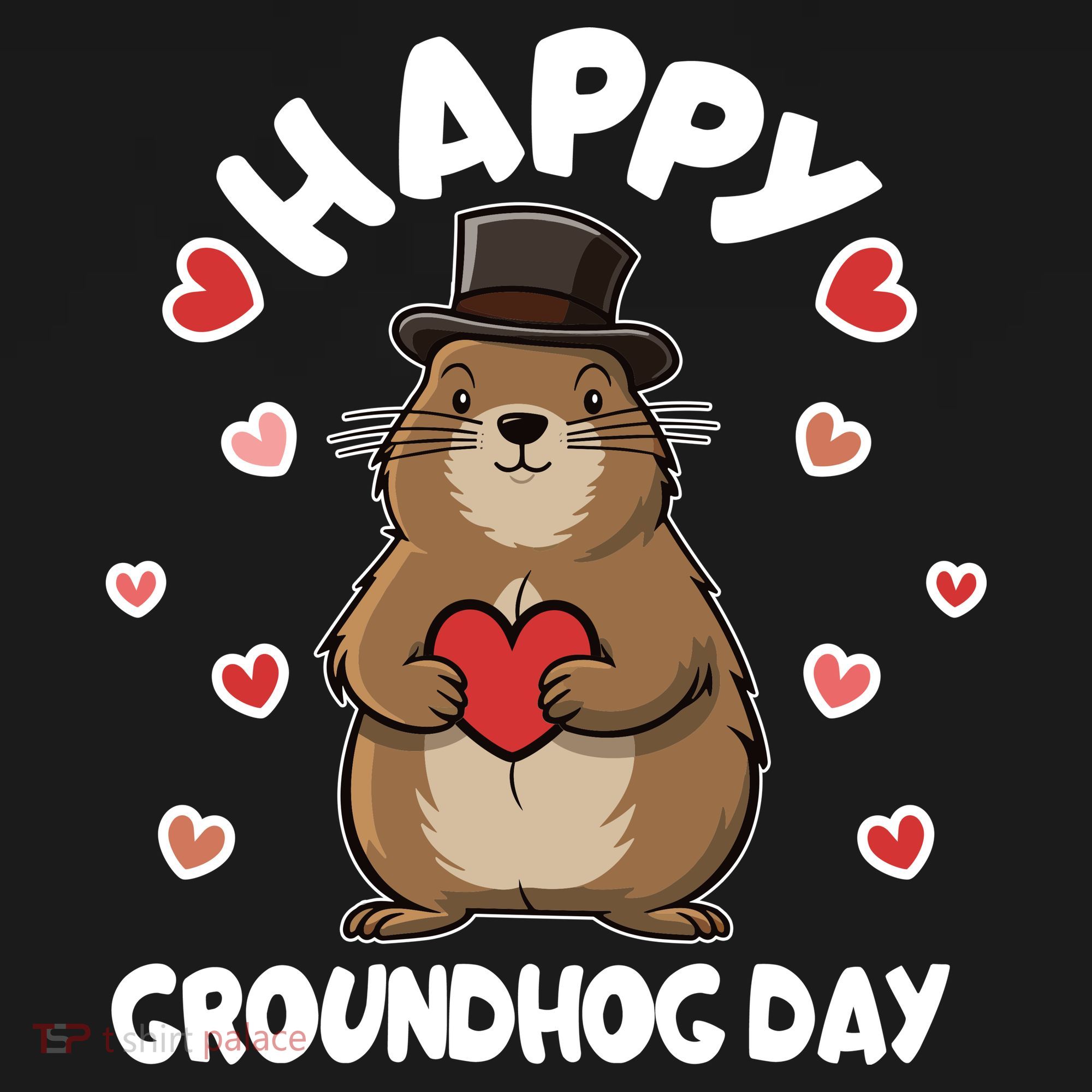 Happy Groundhog Day Punxsutawney Phil Ornament
