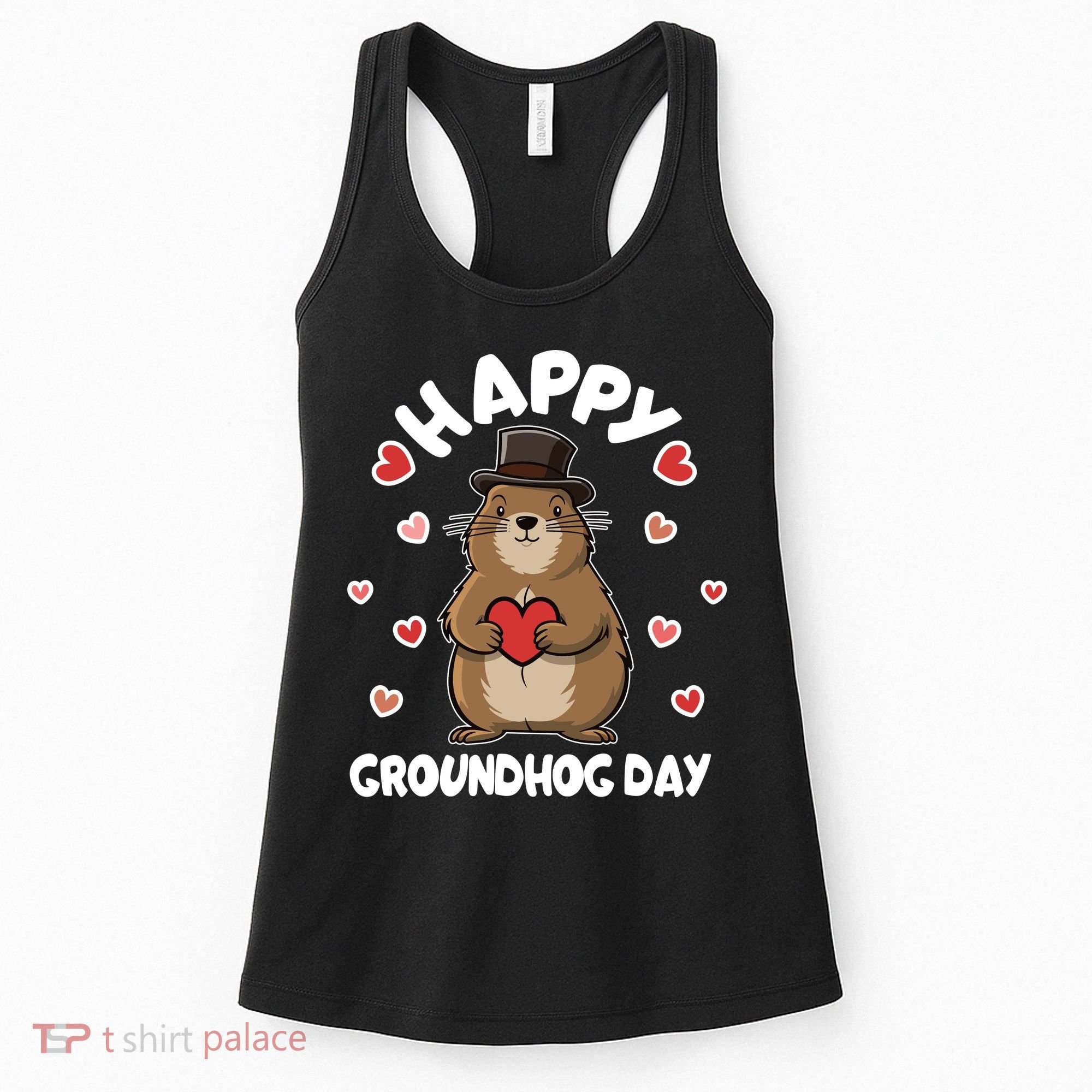 Happy Groundhog Day Punxsutawney Phil Women's Tank Top