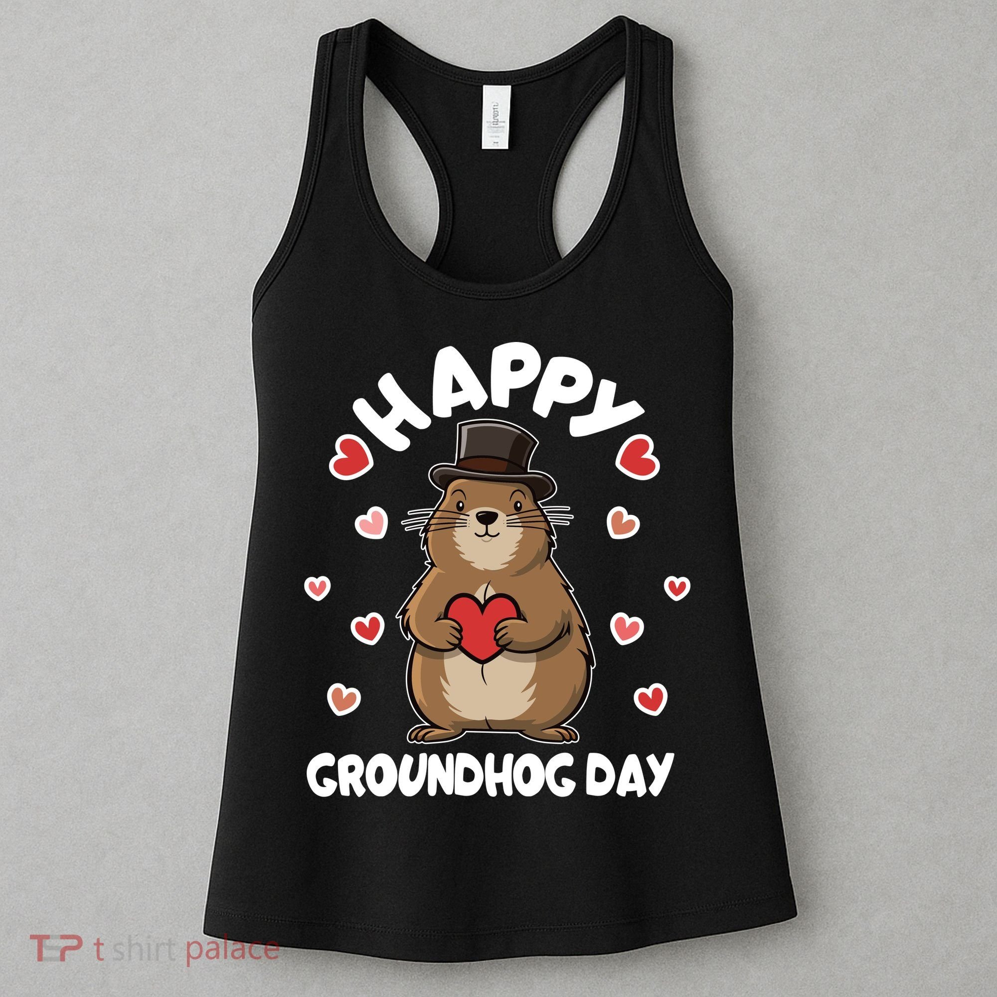 Happy Groundhog Day Punxsutawney Phil Women's Tank Top