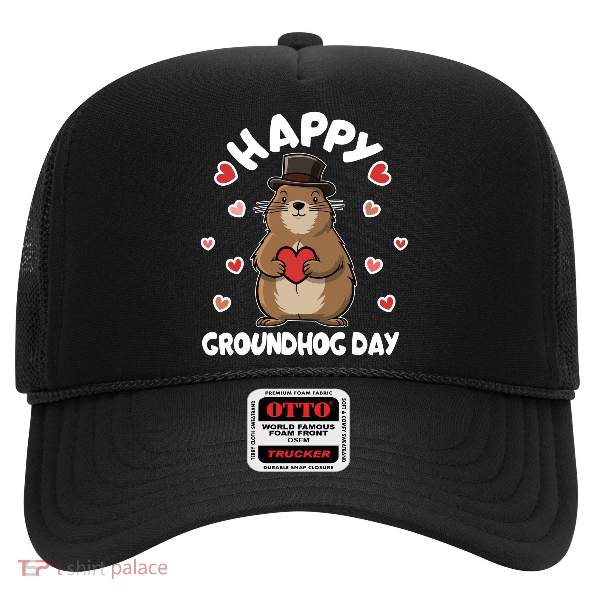 Happy Groundhog Day Punxsutawney Phil Hat