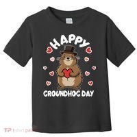 Happy Groundhog Day Punxsutawney Phil Toddler T-Shirt thumb 0