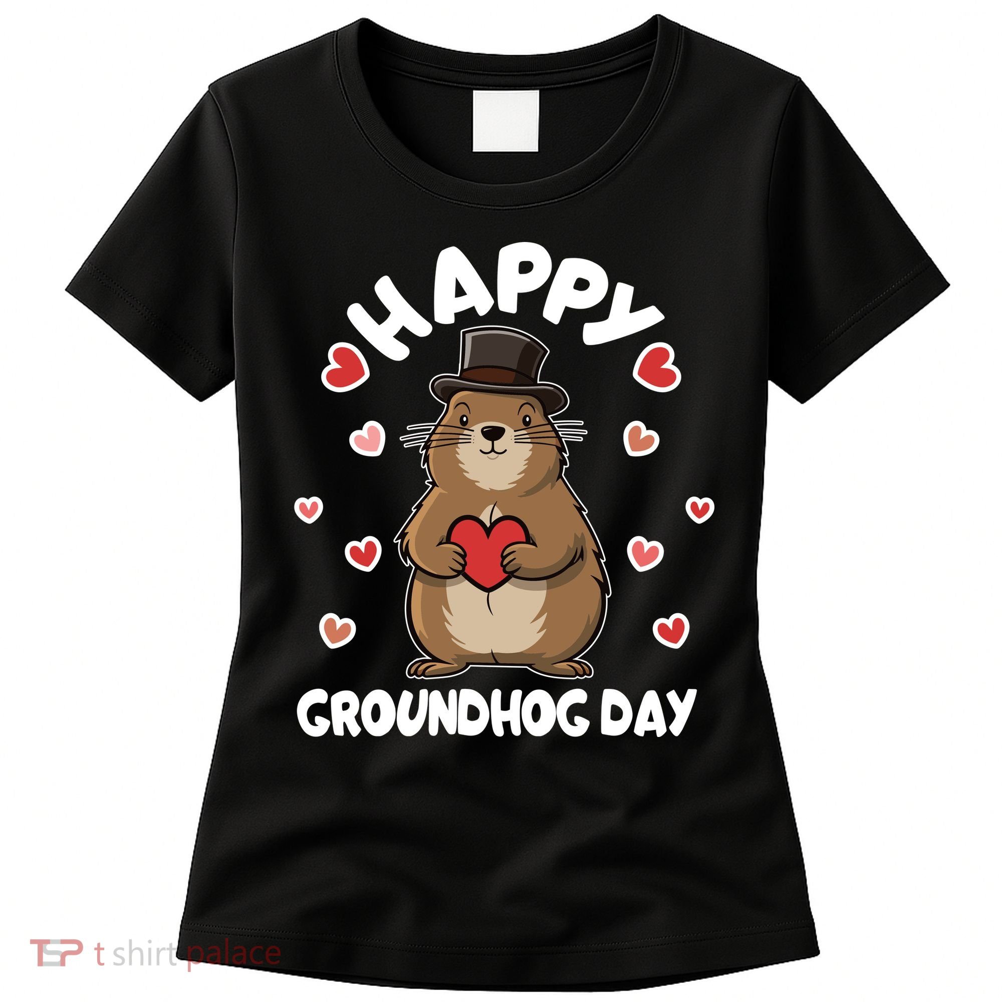 Happy Groundhog Day Punxsutawney Phil Women's T-Shirt