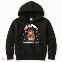 Happy Groundhog Day Punxsutawney Phil Kids Hoodie thumb 0