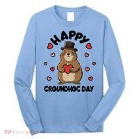 Happy Groundhog Day Punxsutawney Phil Long Sleeve Shirt thumb 0