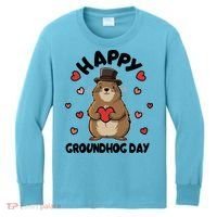 Happy Groundhog Day Punxsutawney Phil Kids Long Sleeve Shirt thumb 0