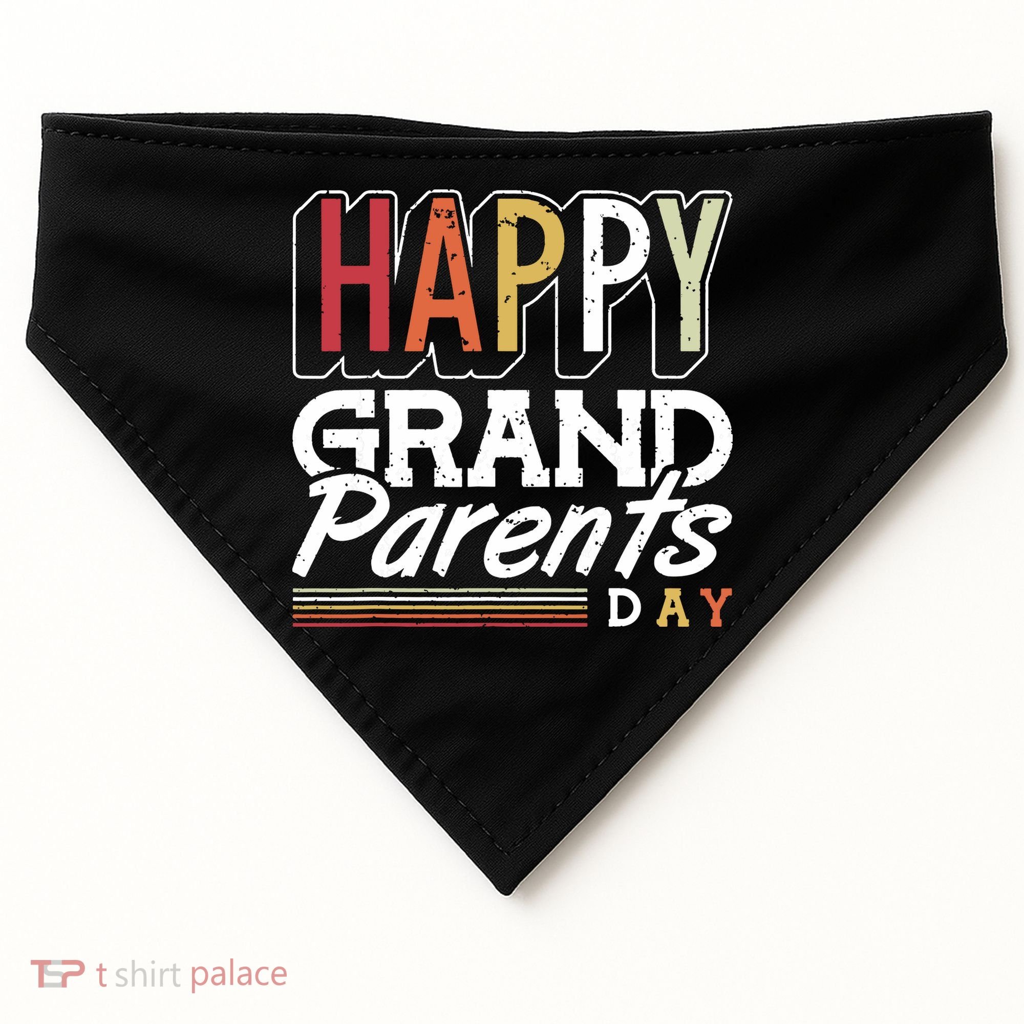 Happy Grandparents Day Grandparents Day USA-Made Doggie Bandana