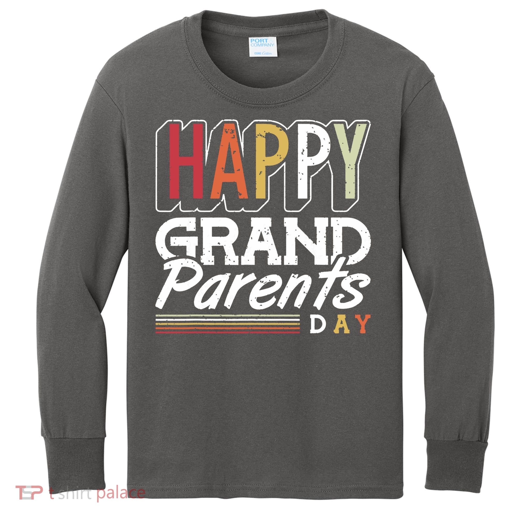 Happy Grandparents Day Grandparents Day Kids Long Sleeve Shirt
