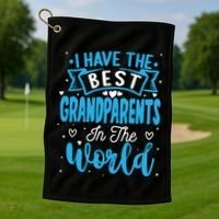 Happy Grandparents Day Funny Grandparents Day Golf Towel thumb 1