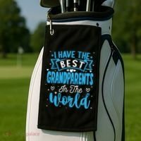 Happy Grandparents Day Funny Grandparents Day Golf Towel thumb 2