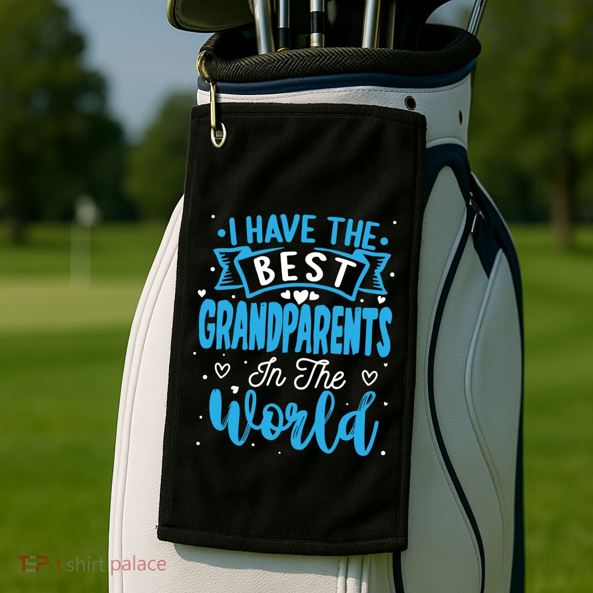 Happy Grandparents Day Funny Grandparents Day Golf Towel