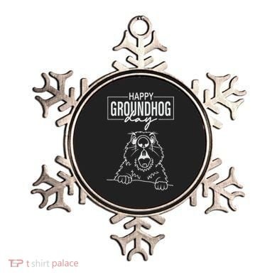 Happy Groundhog Day Ornament