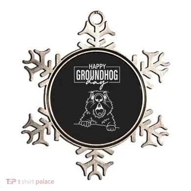 Happy Groundhog Day Ornament