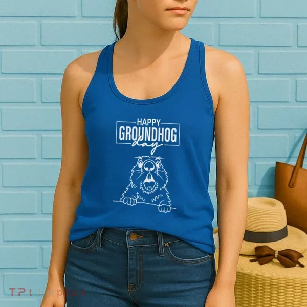 Happy Groundhog Day Women's Tank Top