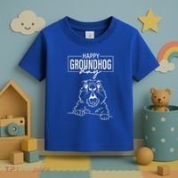 Happy Groundhog Day Toddler T-Shirt thumb 3