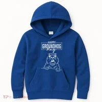 Happy Groundhog Day Kids Hoodie thumb 0