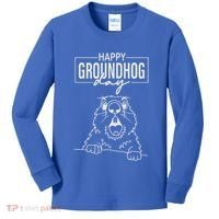 Happy Groundhog Day Kids Long Sleeve Shirt thumb 0