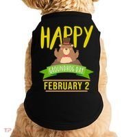 Happy Groundhog Day Respect The Groundhog Gift Doggie Tank thumb 0
