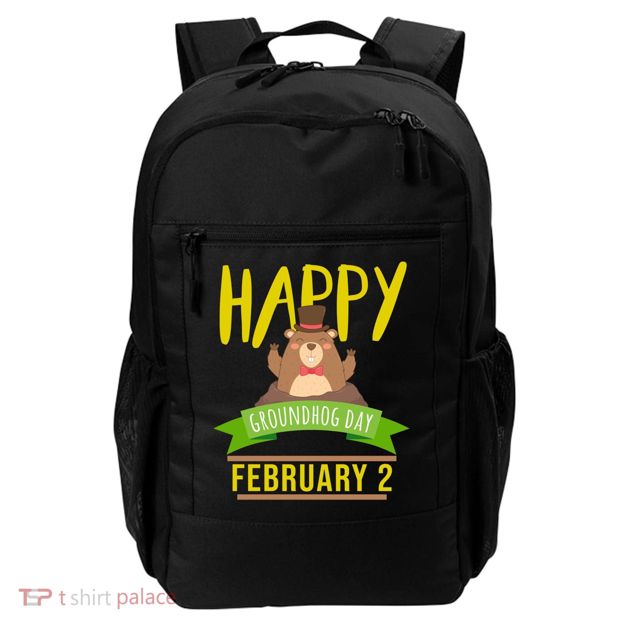 Happy Groundhog Day Respect The Groundhog Gift Backpack
