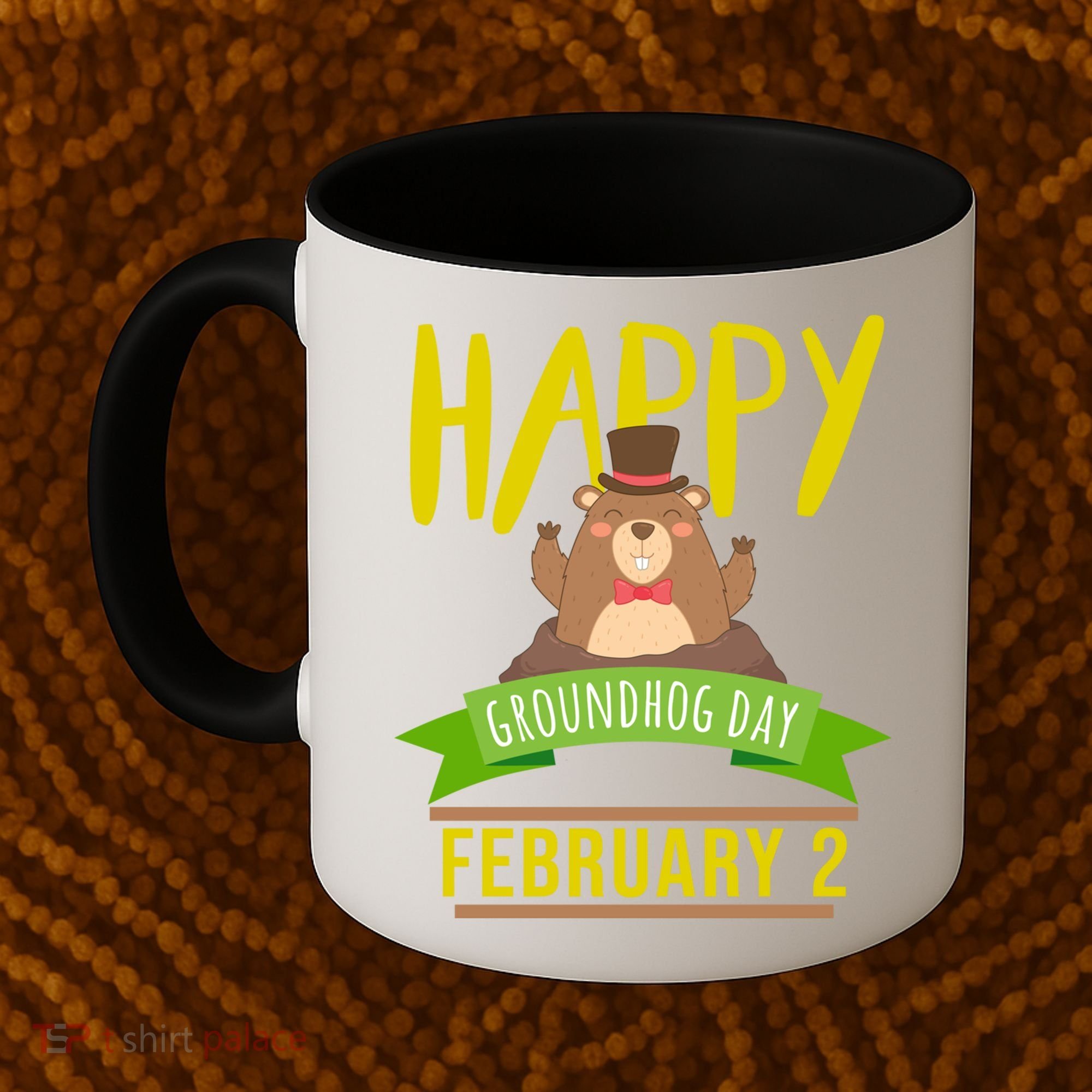 Happy Groundhog Day Respect The Groundhog Gift Coffee Mug