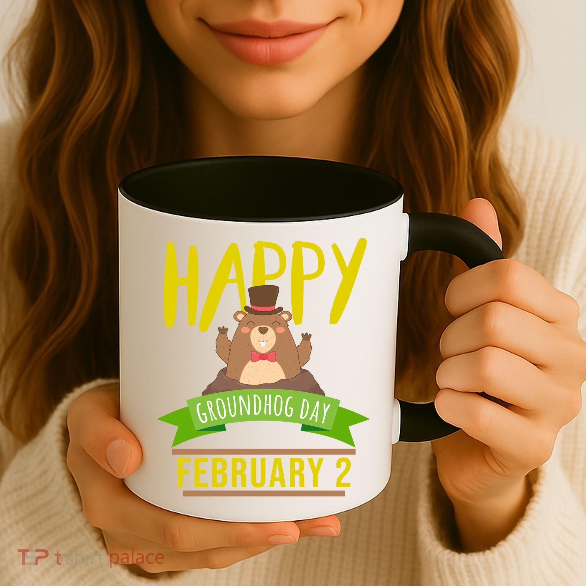 Happy Groundhog Day Respect The Groundhog Gift Coffee Mug