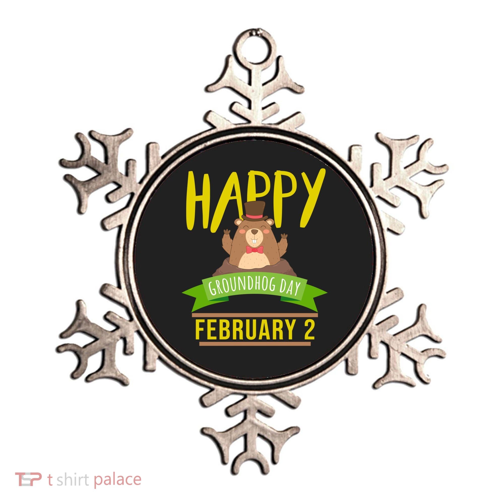 Happy Groundhog Day Respect The Groundhog Gift Ornament
