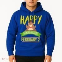 Happy Groundhog Day Respect The Groundhog Gift Hoodie thumb 2